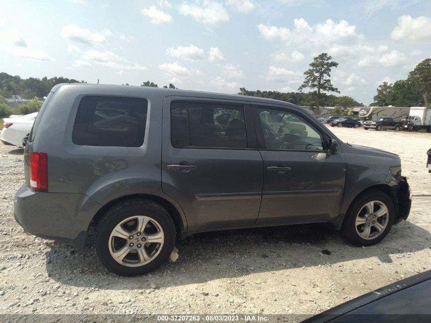 2013 HONDA PILOT EXL - 5FNYF4H57DB033724