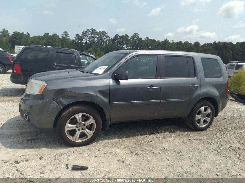 2013 HONDA PILOT EXL - 5FNYF4H57DB033724