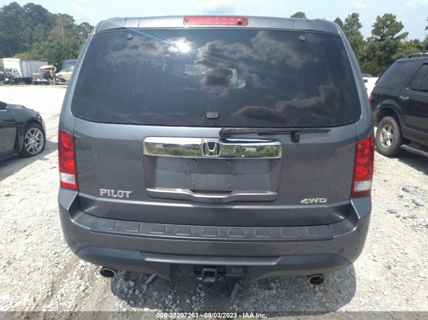 2013 HONDA PILOT EXL - 5FNYF4H57DB033724