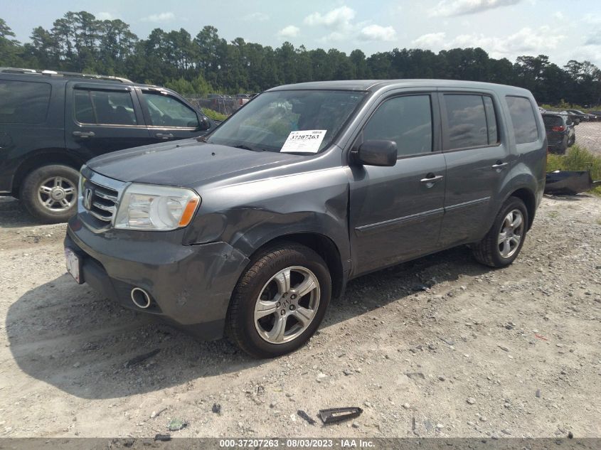 2013 HONDA PILOT EXL - 5FNYF4H57DB033724