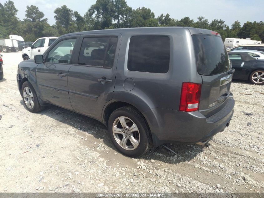 2013 HONDA PILOT EXL - 5FNYF4H57DB033724