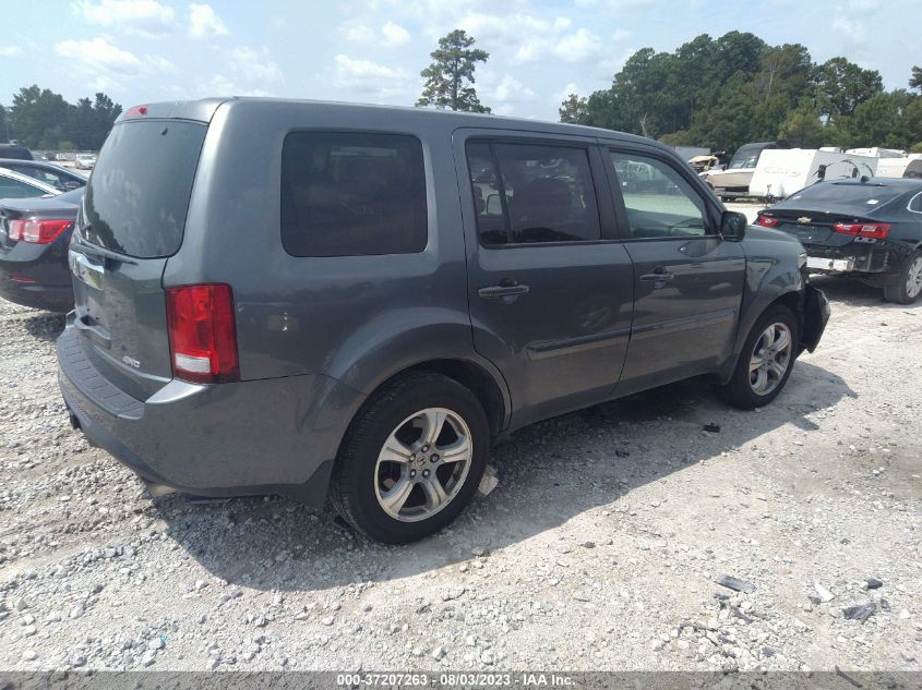 2013 HONDA PILOT EXL - 5FNYF4H57DB033724