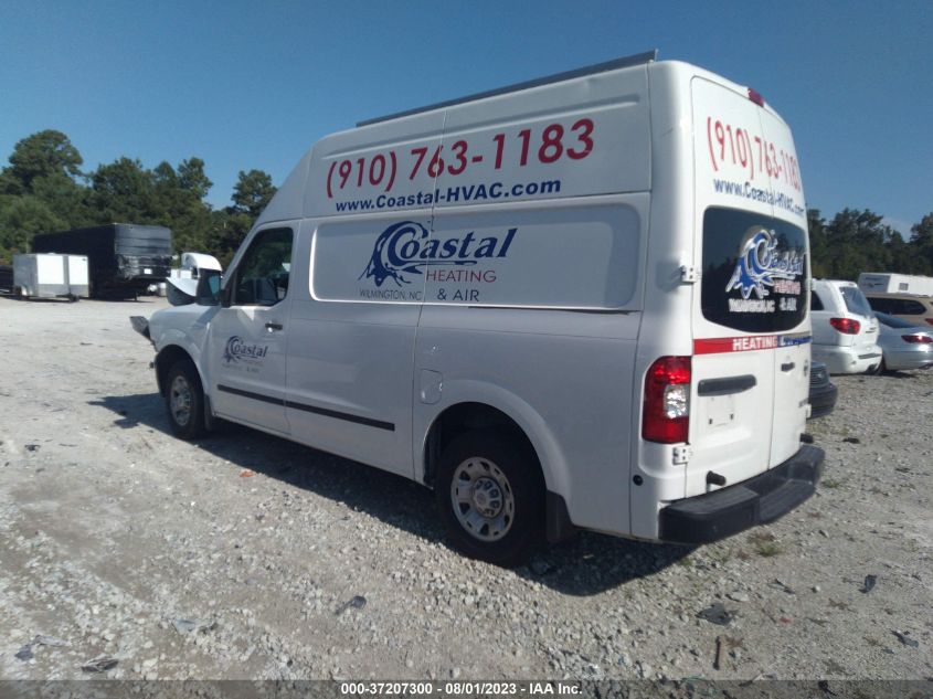 2019 NISSAN NV 2500 S/2500 SV/2500 SL 1N6BF0LY0KN800678