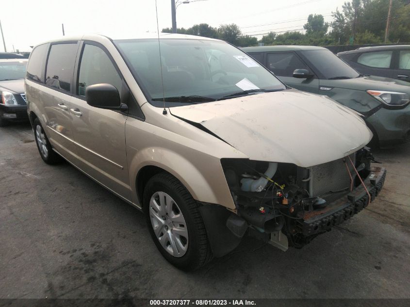 2014 DODGE GRAND CARAVAN SE - 2C4RDGBGXER354667