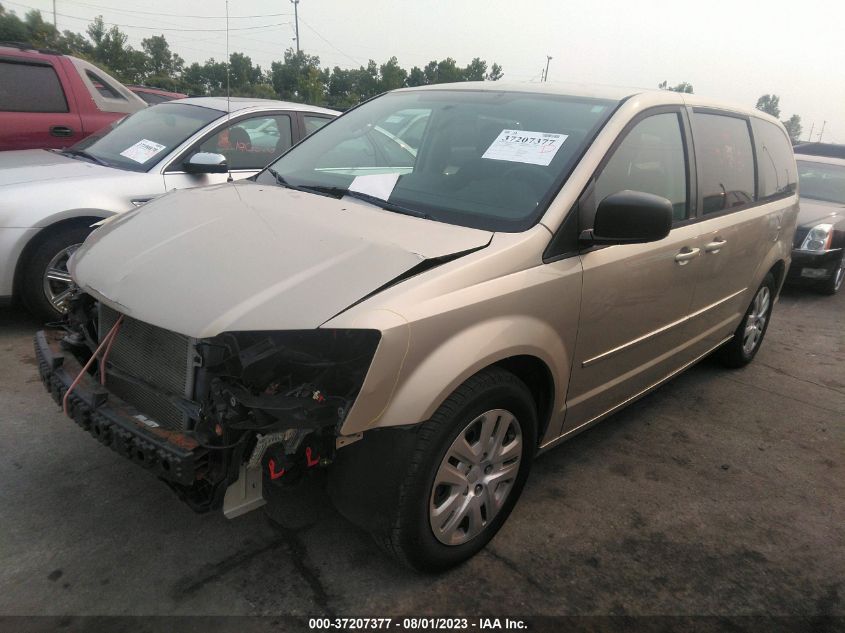 2014 DODGE GRAND CARAVAN SE - 2C4RDGBGXER354667