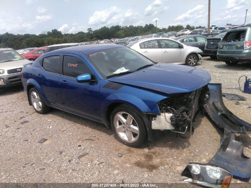 2013 DODGE AVENGER SXT - 1C3CDZCG2DN757350