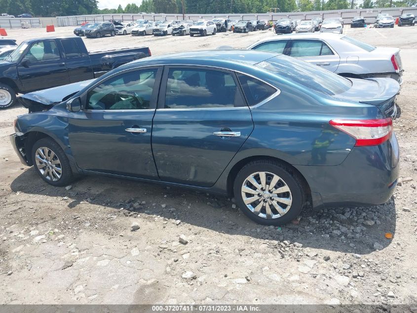 2014 NISSAN SENTRA S - 3N1AB7AP0EY322883