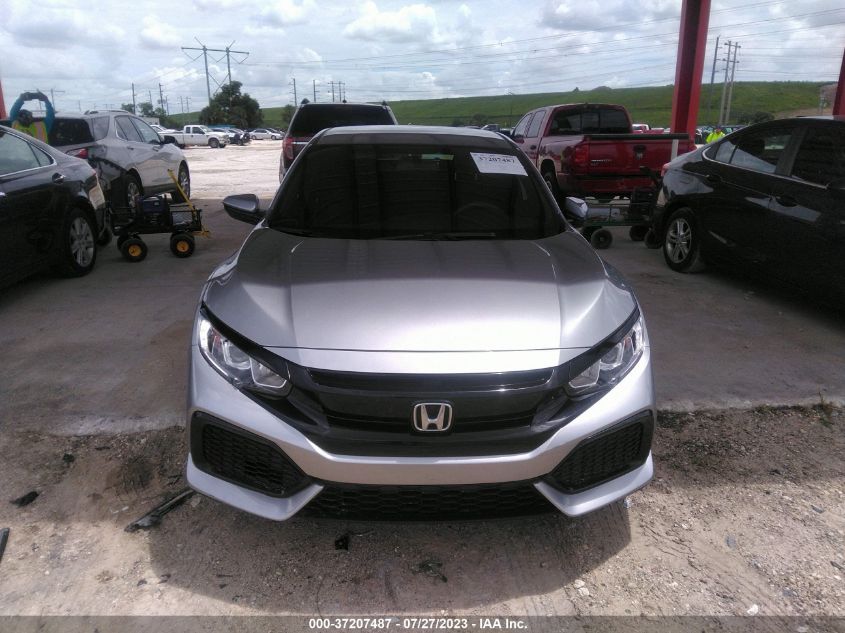 2018 HONDA CIVIC HATCHBACK LX - SHHFK7H25JU238611