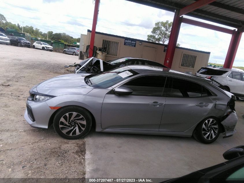 2018 HONDA CIVIC HATCHBACK LX - SHHFK7H25JU238611
