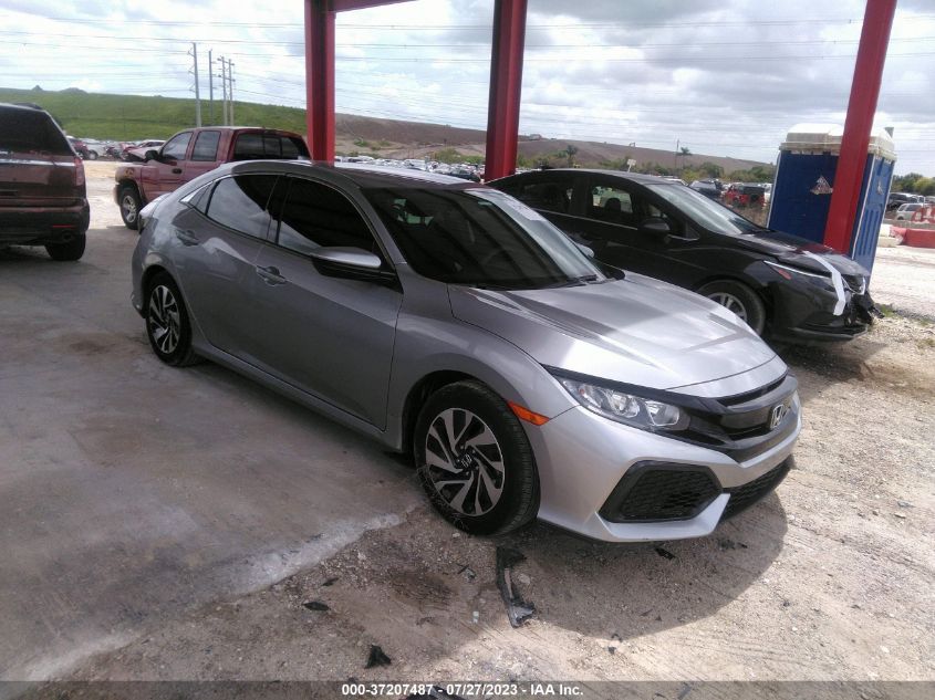 2018 HONDA CIVIC HATCHBACK LX - SHHFK7H25JU238611