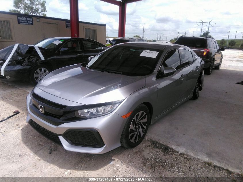 2018 HONDA CIVIC HATCHBACK LX - SHHFK7H25JU238611