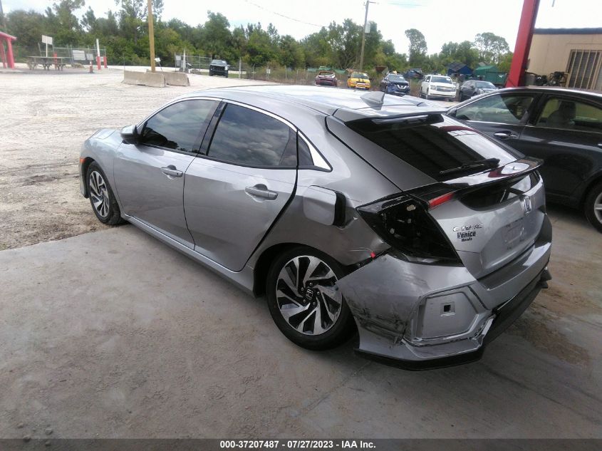 2018 HONDA CIVIC HATCHBACK LX - SHHFK7H25JU238611