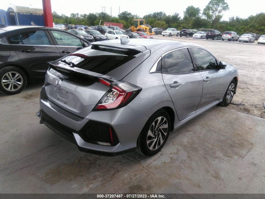 2018 HONDA CIVIC HATCHBACK LX - SHHFK7H25JU238611