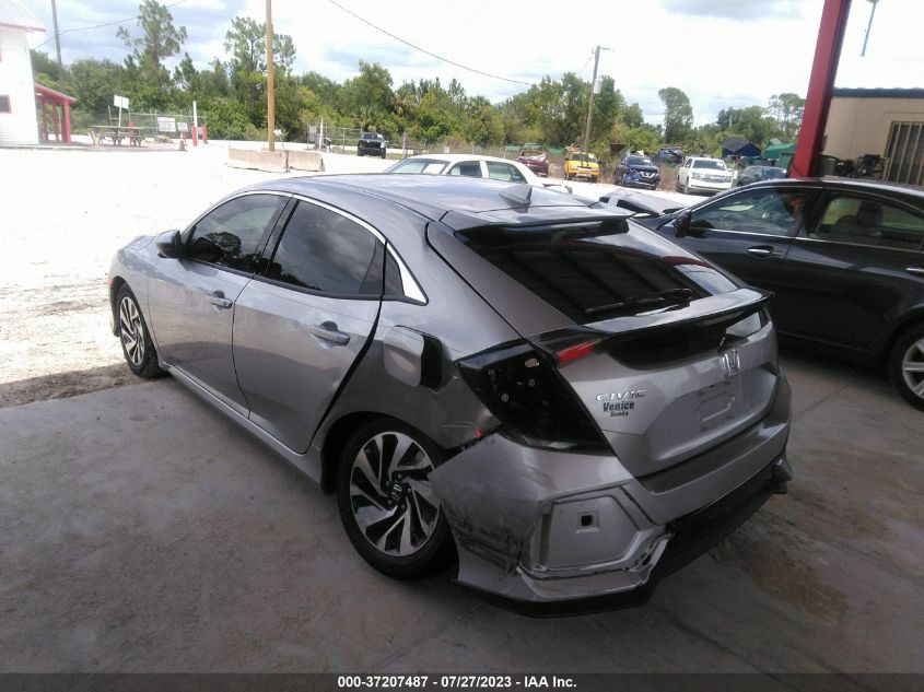 2018 HONDA CIVIC HATCHBACK LX - SHHFK7H25JU238611