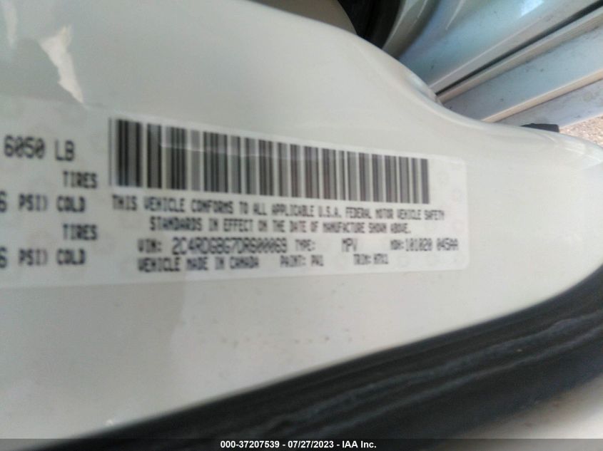 2013 DODGE GRAND CARAVAN SE - 2C4RDGBG7DR600069