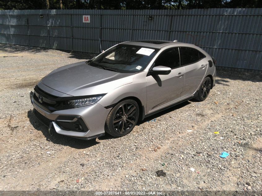 2020 HONDA CIVIC HATCHBACK SPORT TOURING - SHHFK7H9XLU417114