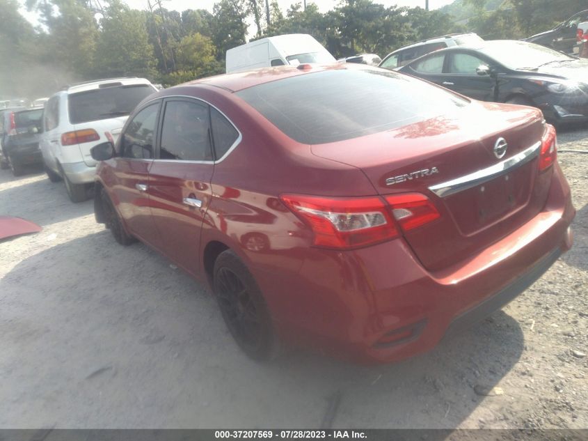 2016 NISSAN SENTRA S/SV/SR/SL - 3N1AB7APXGL676829