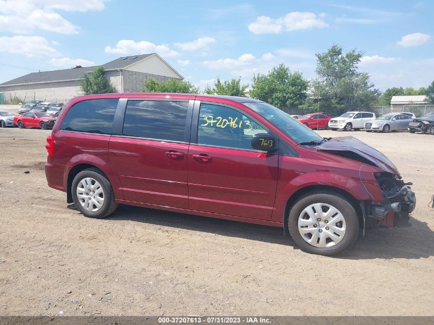 2017 DODGE GRAND CARAVAN SE - 2C4RDGBG4HR582491