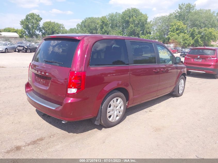 2017 DODGE GRAND CARAVAN SE - 2C4RDGBG4HR582491