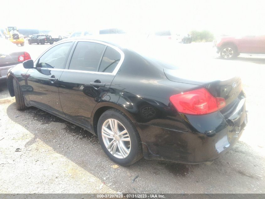 2013 INFINITI G37 SEDAN X JN1CV6AR4DM769889