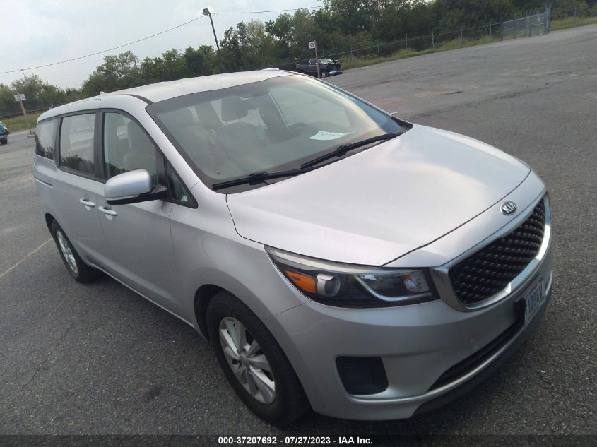 2018 KIA SEDONA L - KNDMA5C19J6404221