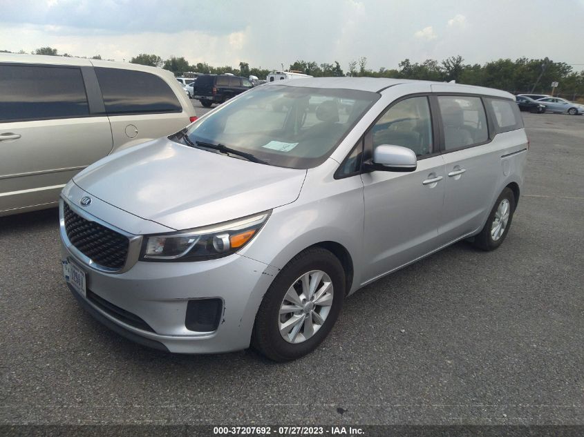 2018 KIA SEDONA L - KNDMA5C19J6404221