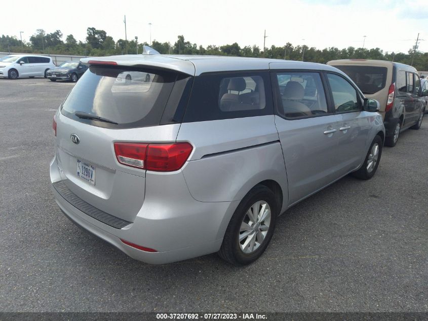 2018 KIA SEDONA L - KNDMA5C19J6404221