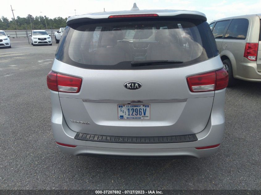 2018 KIA SEDONA L - KNDMA5C19J6404221