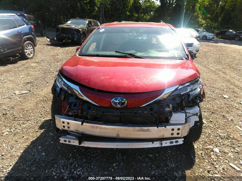 2022 TOYOTA SIENNA XLE - 5TDYSKFC4NS057638