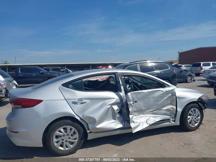 2018 HYUNDAI ELANTRA SE - KMHD74LF6JU628235