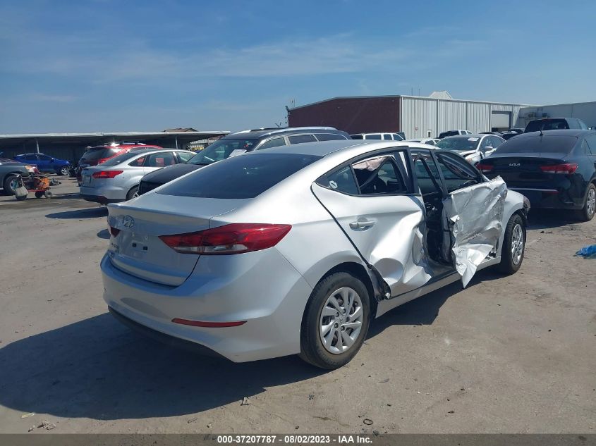 2018 HYUNDAI ELANTRA SE - KMHD74LF6JU628235