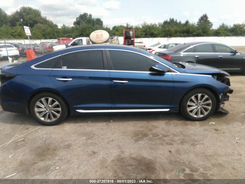 2016 HYUNDAI SONATA 2.4L SPORT - 5NPE34AF3GH361856