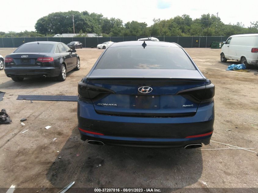 2016 HYUNDAI SONATA 2.4L SPORT - 5NPE34AF3GH361856