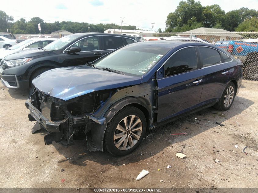 2016 HYUNDAI SONATA 2.4L SPORT - 5NPE34AF3GH361856