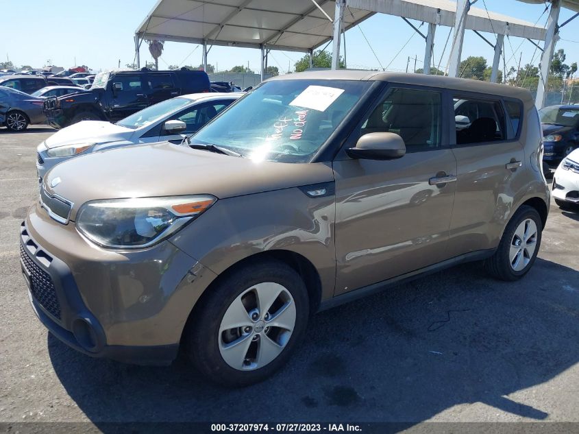 2014 KIA SOUL BASE - KNDJN2A22E7058935