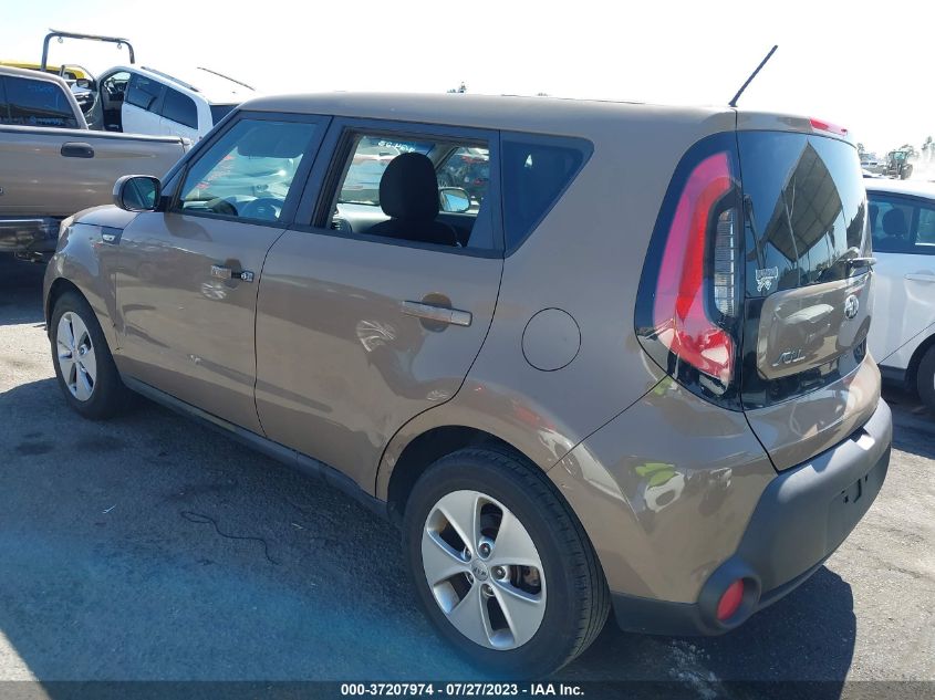2014 KIA SOUL BASE - KNDJN2A22E7058935