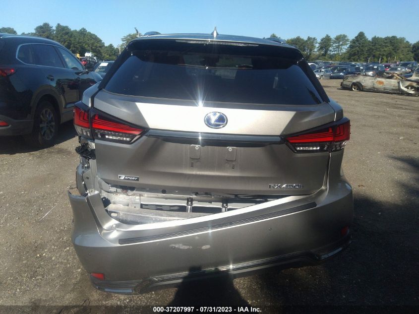 2022 LEXUS RX 450H F-SPORT - 2T2YGMDA4NC094191