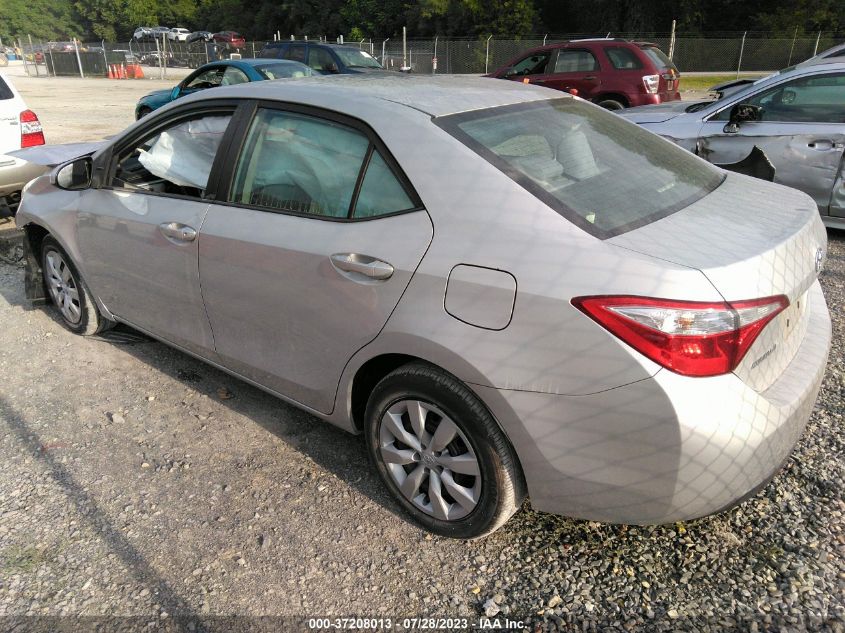 2015 TOYOTA COROLLA L/LE/S/S PLUS/LE PLUS - 2T1BURHE6FC303929