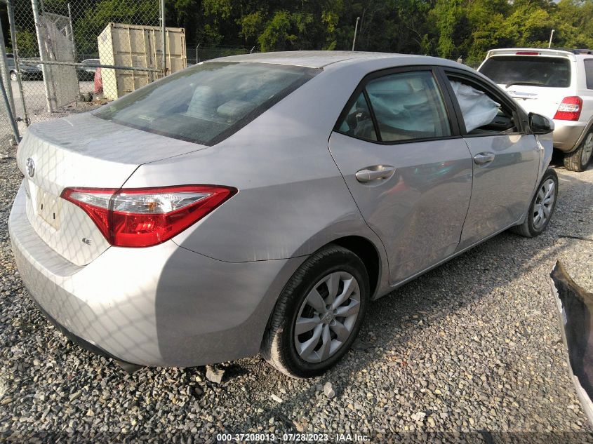 2015 TOYOTA COROLLA L/LE/S/S PLUS/LE PLUS - 2T1BURHE6FC303929