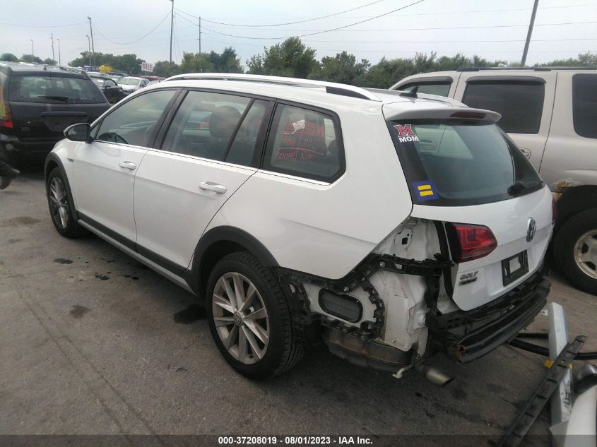 2017 VOLKSWAGEN GOLF ALLTRACK S/SE/SEL 3VWH17AU8HM521399
