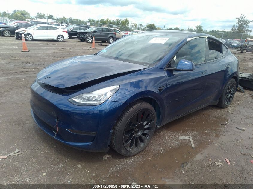 2021 TESLA MODEL Y PERFORMANCE - 5YJYGDEF1MF076188