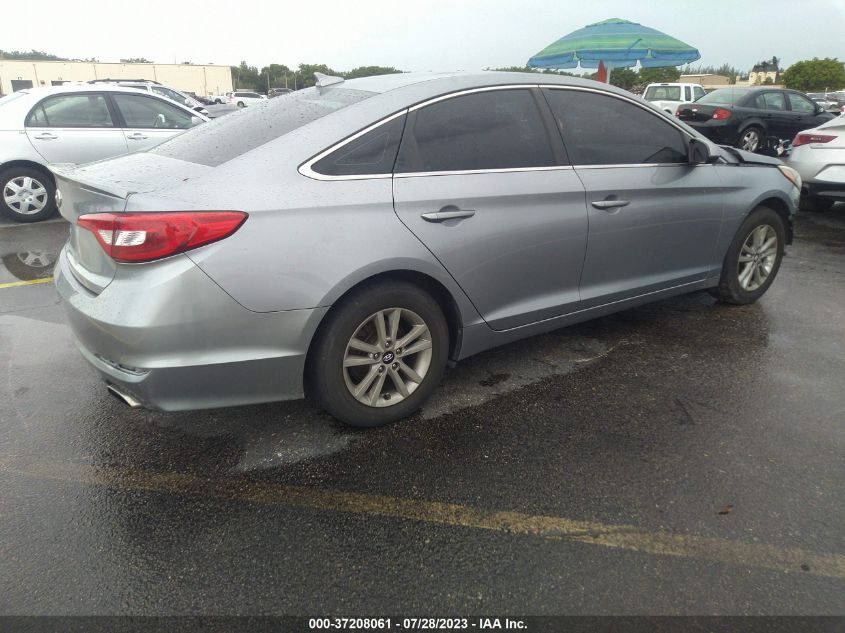 2015 HYUNDAI SONATA 2.4L SE - 5NPE24AF1FH003866