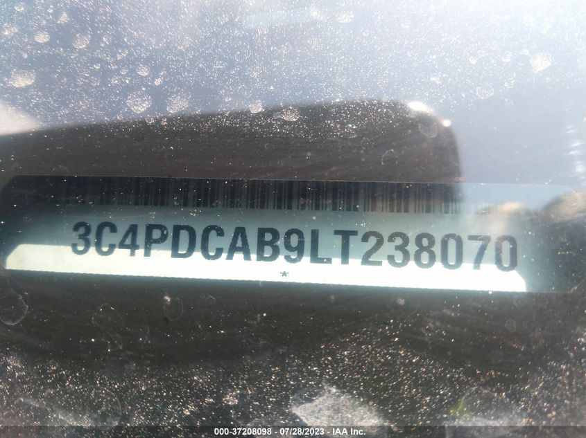 2020 DODGE JOURNEY SE VALUE - 3C4PDCAB9LT238070