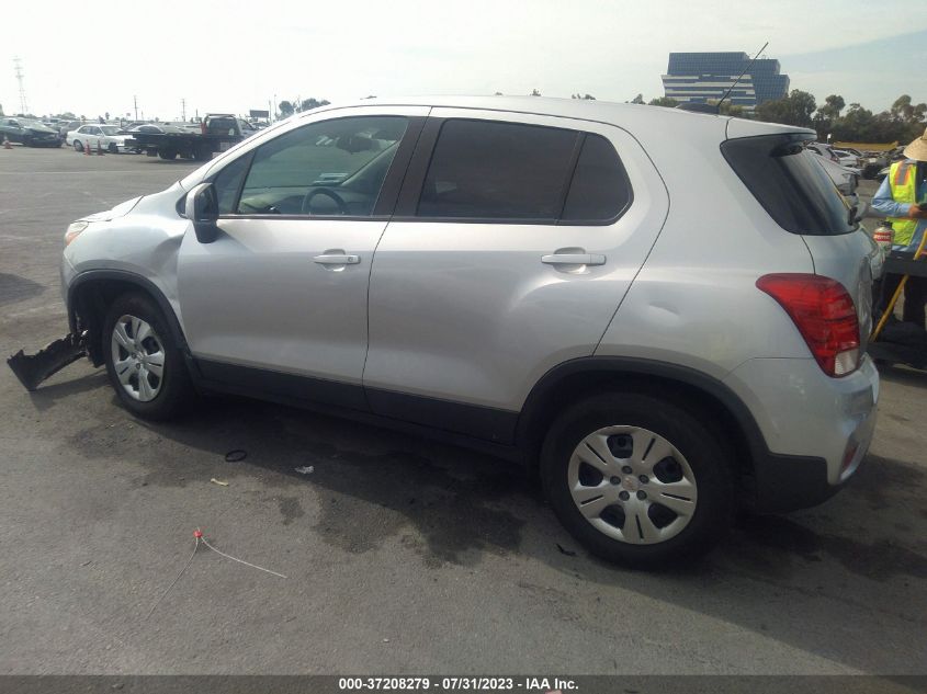 2018 CHEVROLET TRAX LS - KL7CJKSB6JB579194