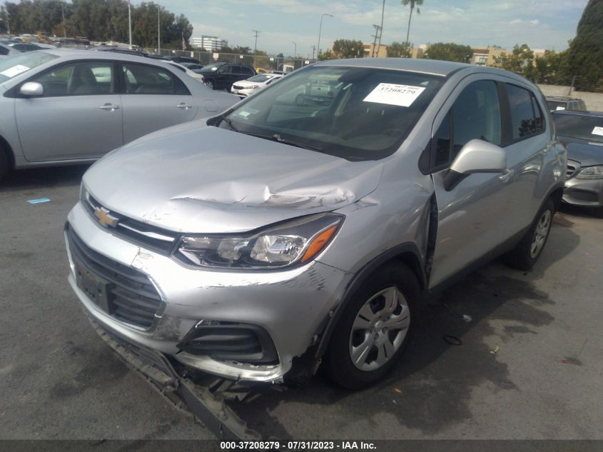 2018 CHEVROLET TRAX LS - KL7CJKSB6JB579194