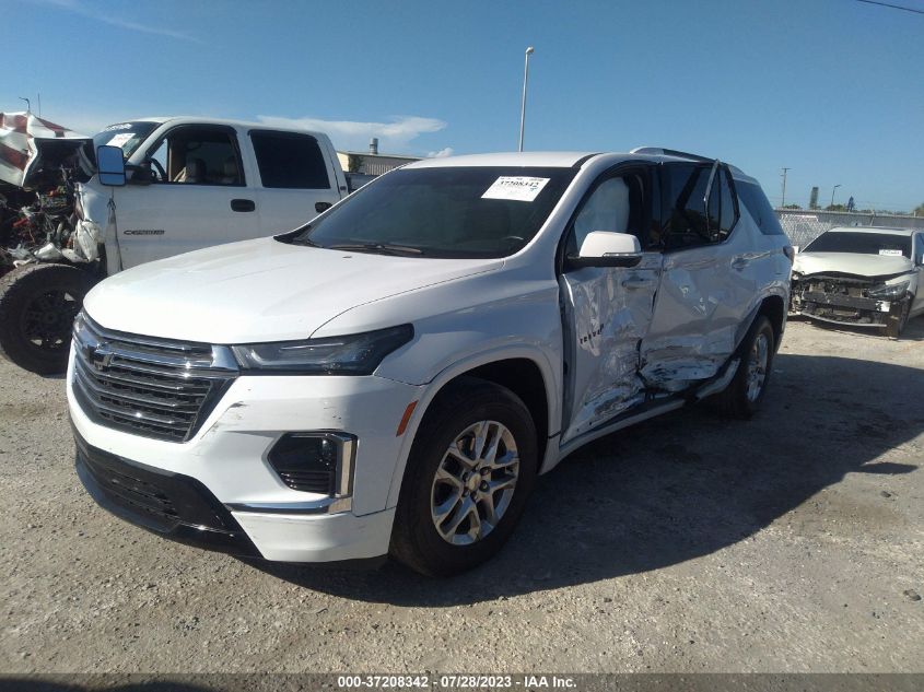 2022 CHEVROLET TRAVERSE LT - 1GNERGKW7NJ169883