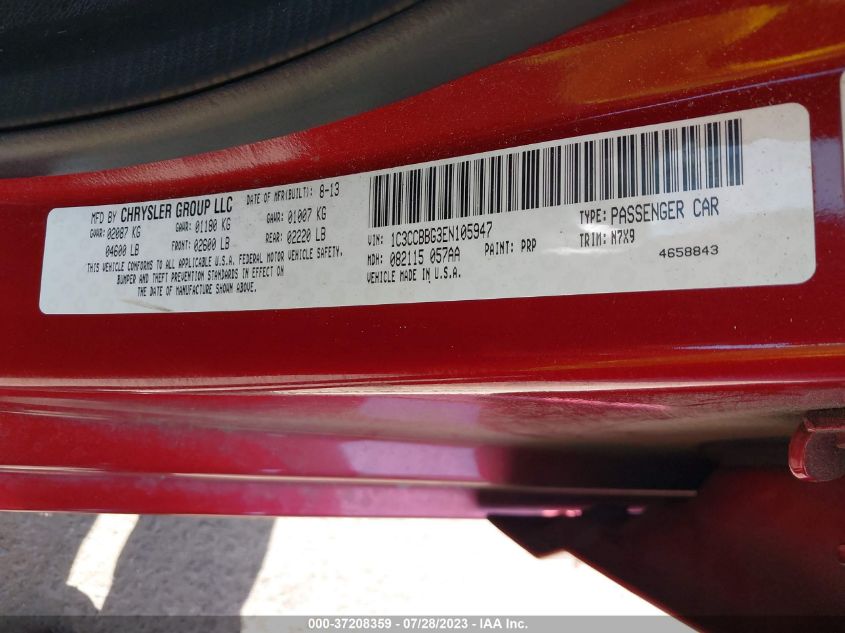 2014 CHRYSLER 200 TOURING - 1C3CCBBG3EN105947