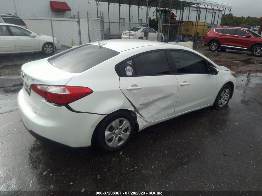2015 KIA FORTE LX - KNAFX4A60F5386895