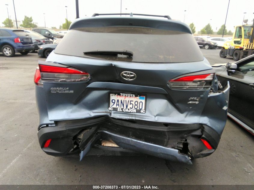 2022 TOYOTA COROLLA CROSS XLE - 7MUDAABG7NV012395