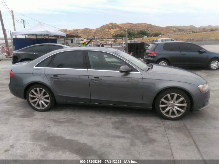 2013 AUDI A4 PREMIUM PLUS - WAUFFAFL3DA121277